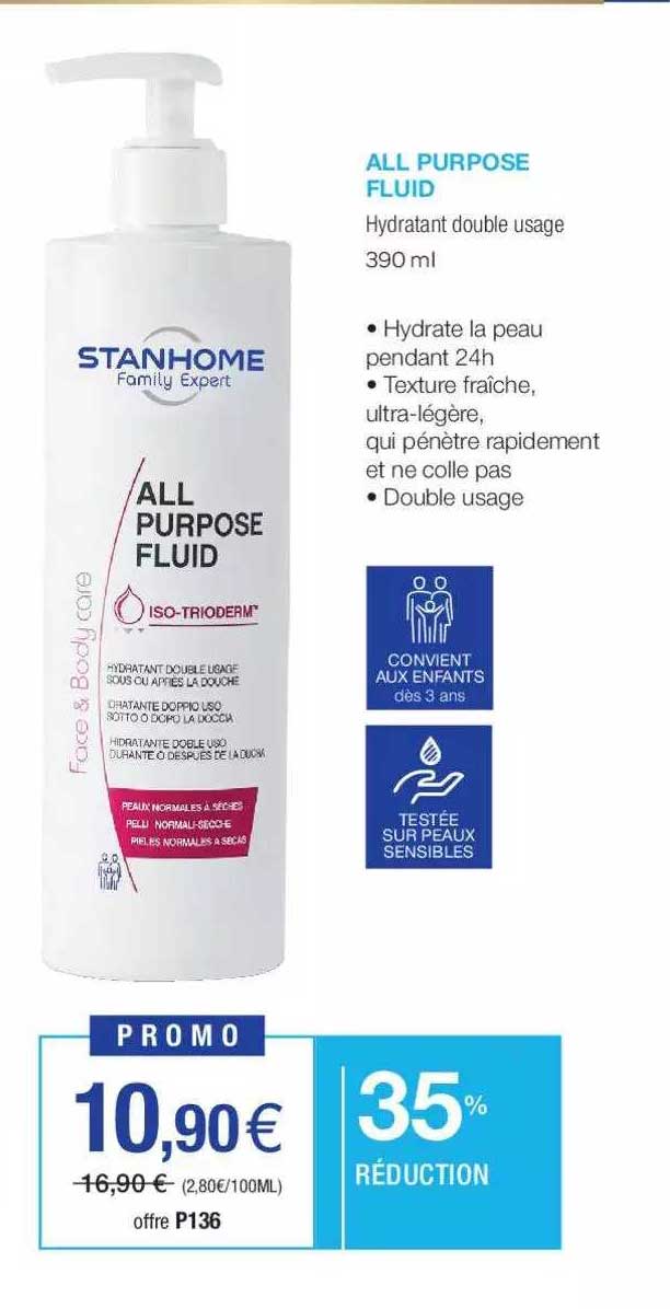 all purpose fluid hydratant double usage