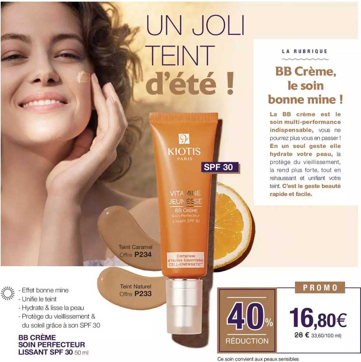 bb crème soin perfecteur lissant spf 30