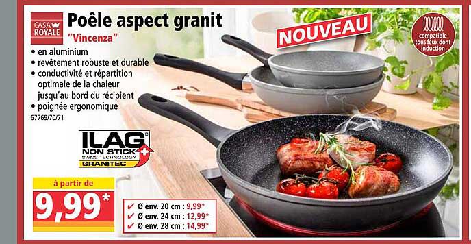 casa royale poêle aspect granit "vincenza"