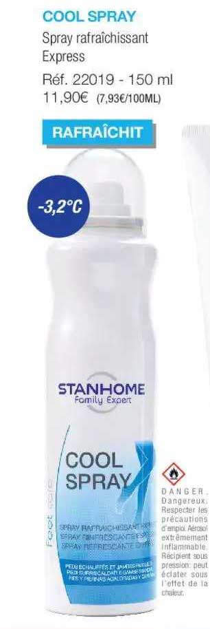 Cool Spray Spray Rafraîchissant Express