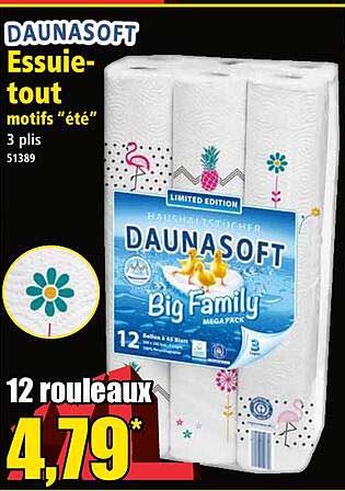 daunasoft essuie-tout