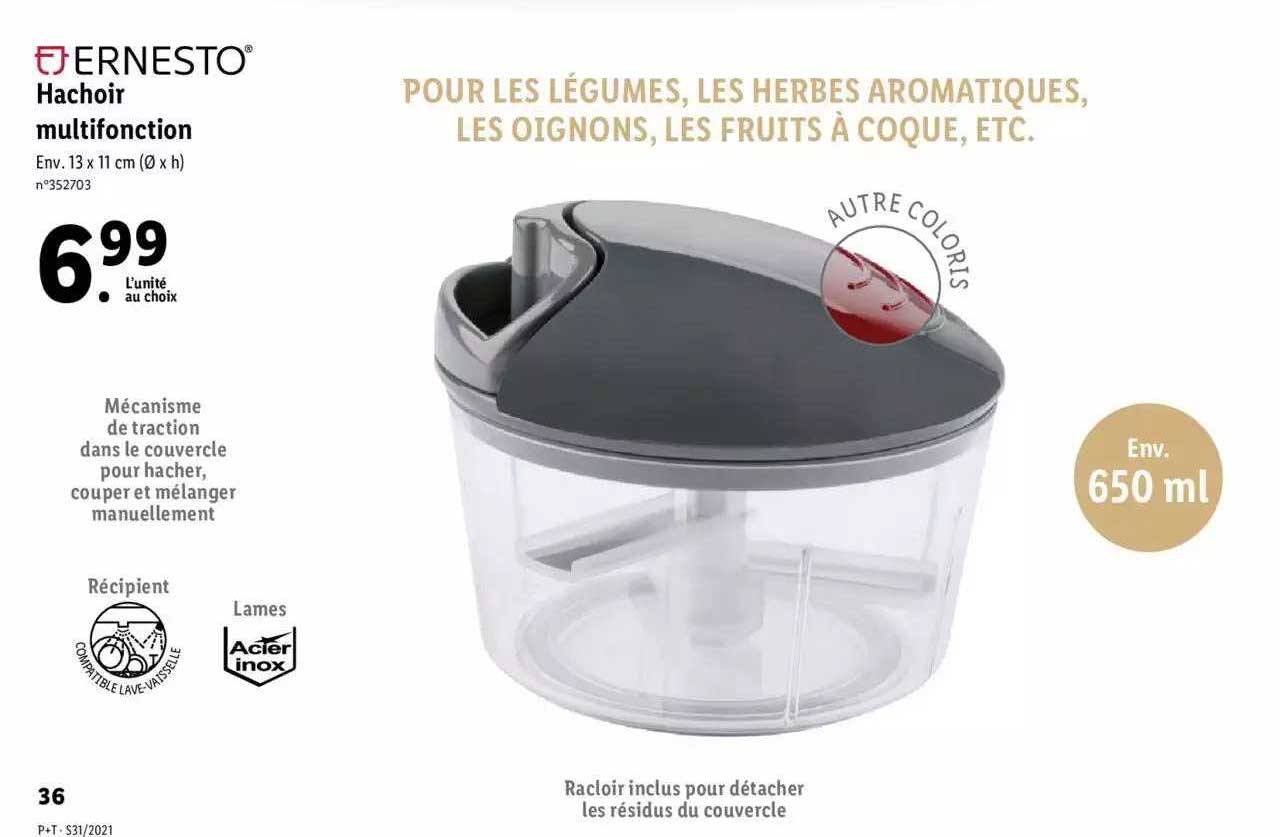 Ernesto Hachoir Multifonction