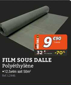 film sous dalle polyéthylène