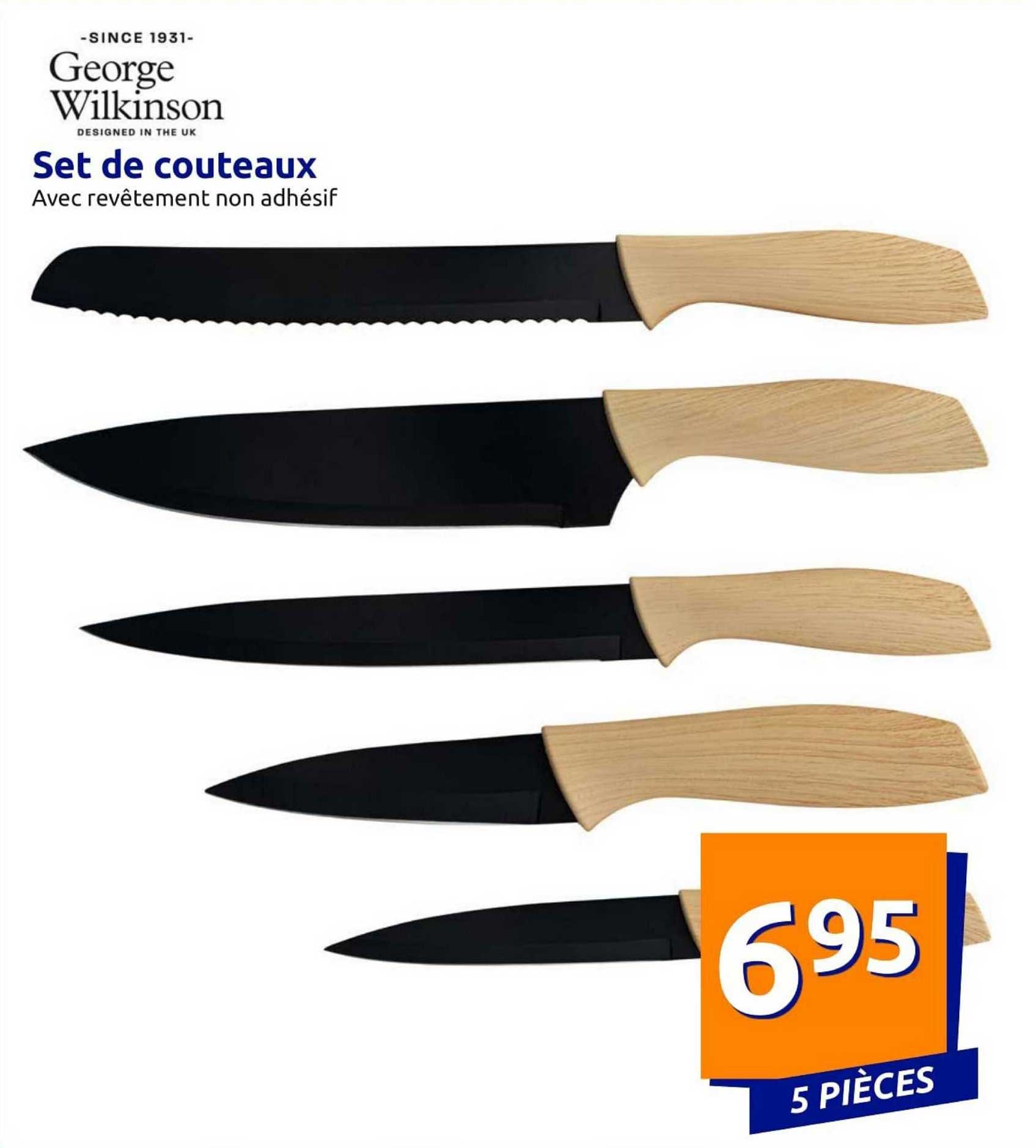 george wilkinson set de couteaux