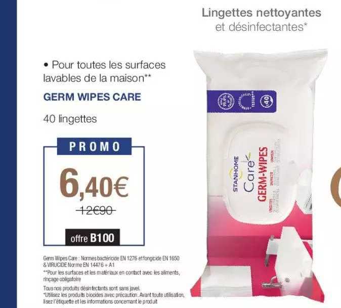 germ wipes care lingettes nettoyantes