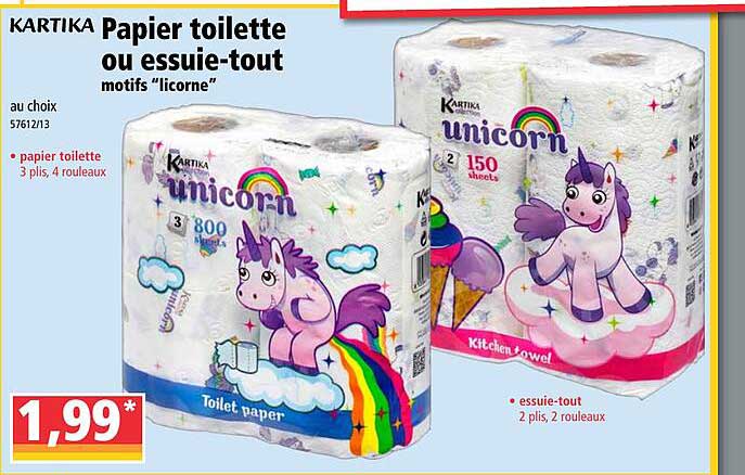 kartika papier toilette ou essuie-tout