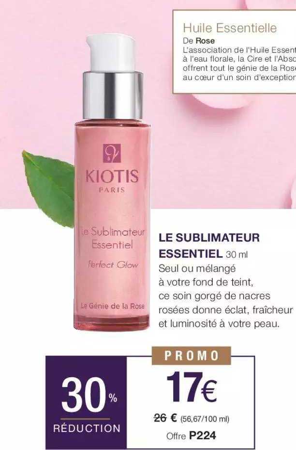 le sublimateur essentiel kiotis