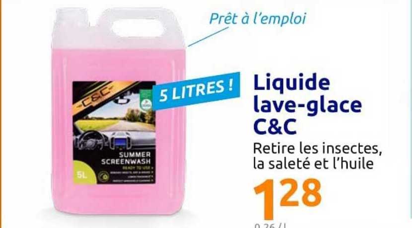 liquide lave glace c&c
