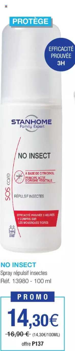 no insect spray répulsif insectes