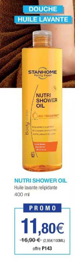 nutri shower oil huile lavante relipidante