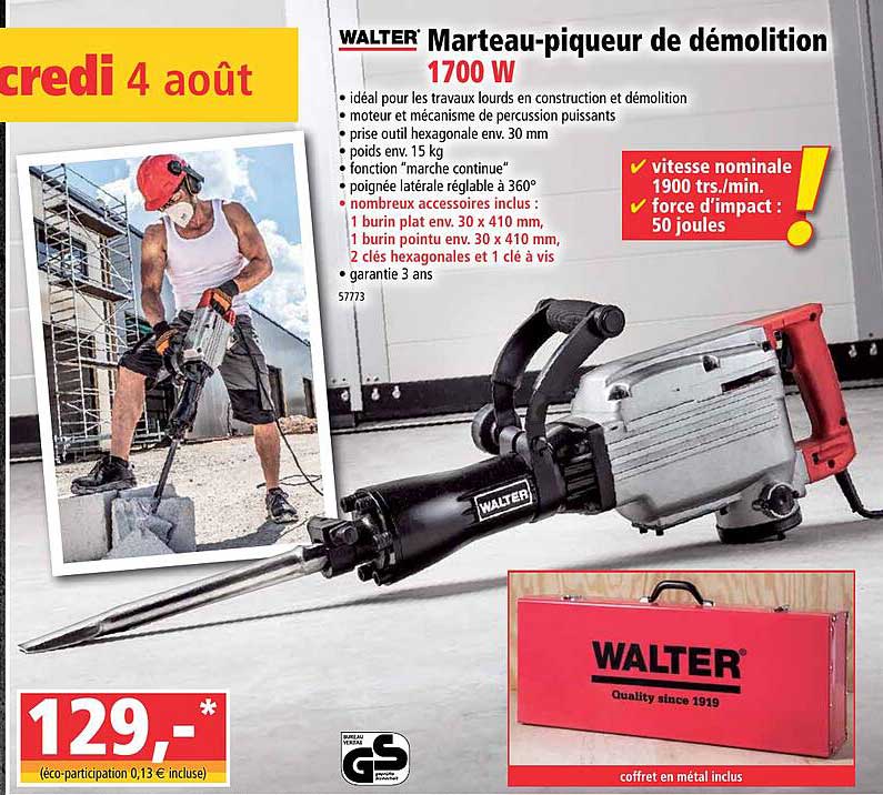 Walter Marteau-piqueur De Démolition