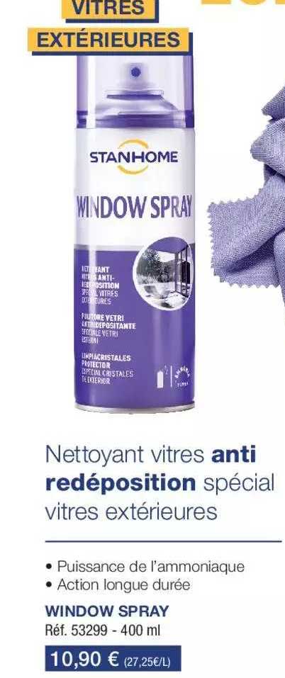 window spray vitres extérieures