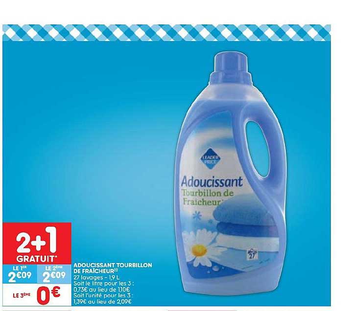 adoucissant tourbillon de fraîcheur