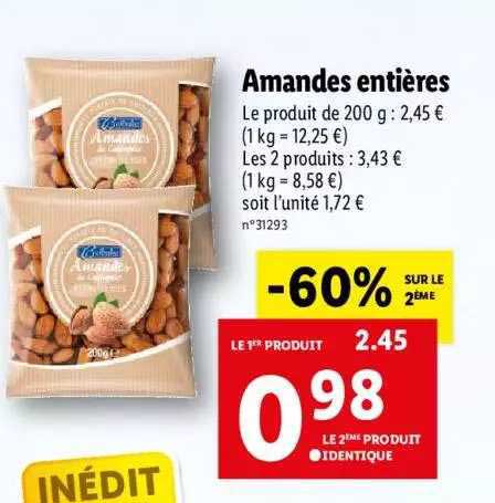 Amandes Entières