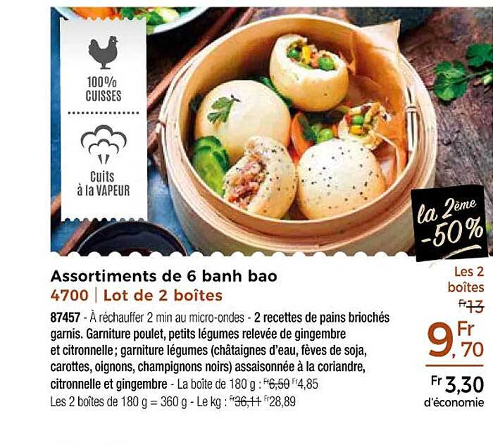 Assortiments De 6 Banh Bao