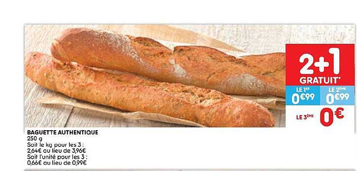 bageutte authentique 250g