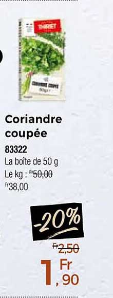 Coriandre Coupée