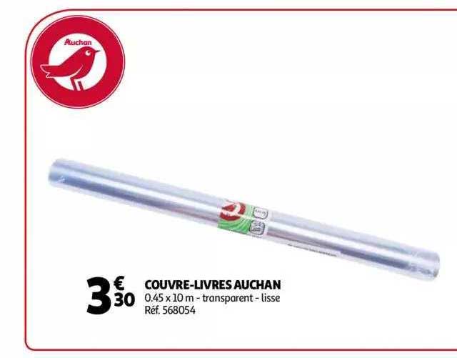 couvre-livres auchan
