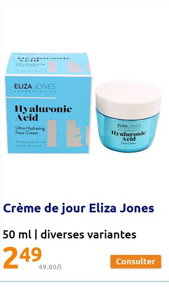 crème de jour eliza jones 50ml