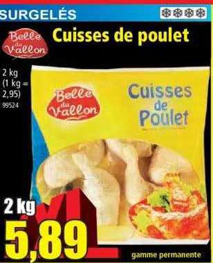 cuisses de poulet belle du vallon