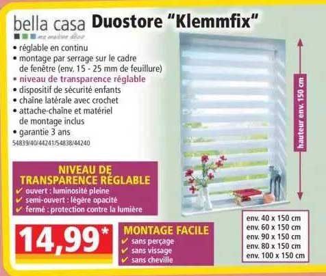 duostore «klemmfix» bella casa
