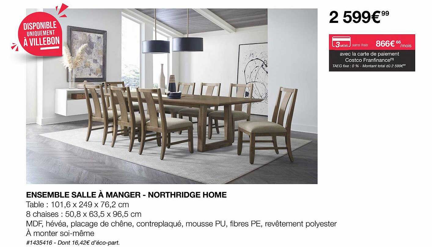 Ensemble Salle à Manger-northridge Home