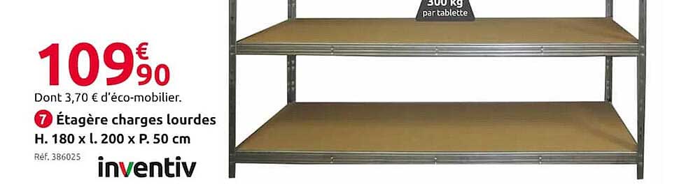 étagère charges lourdes