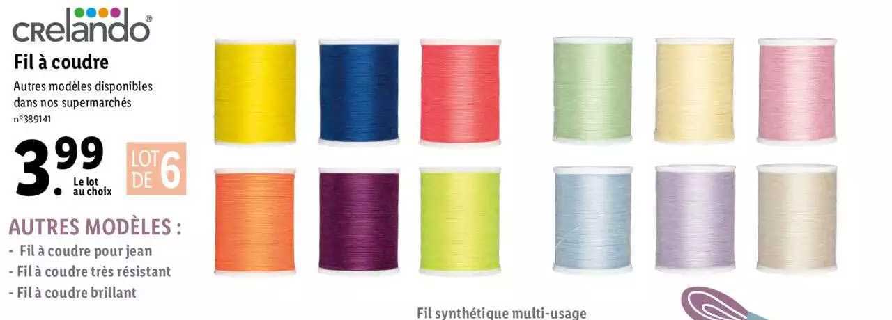 fil à coudre crelando®