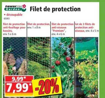 filet de protection power rec garden