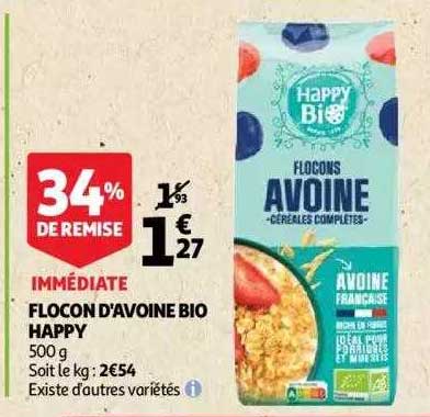 Flocon D'avoine Bio Happy