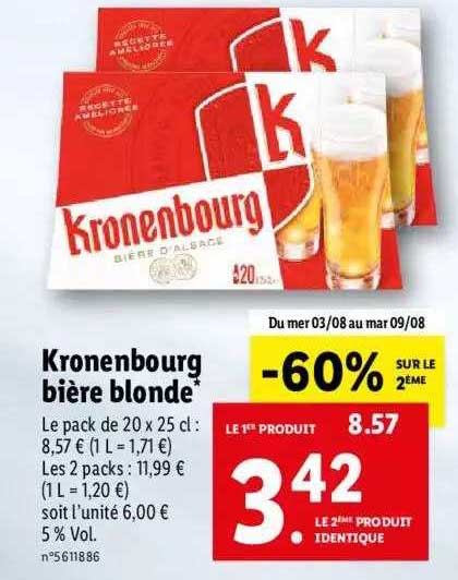 Kronenbourg Bière Blonde