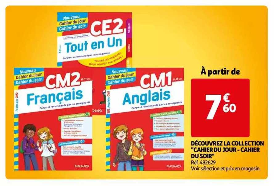 la collection "cahier du jour - cahier du soir"