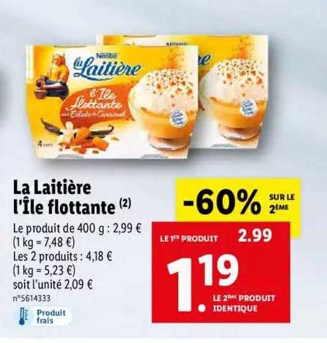 la laitière l'île flottante