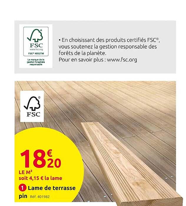 Lame De Terrasse Pin