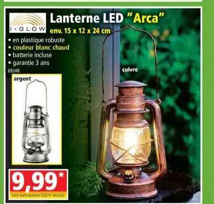 laterne led «arca» i-glow