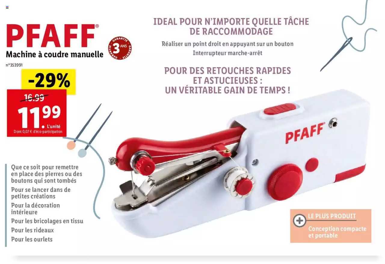 machine à coudre manuelle pffaf