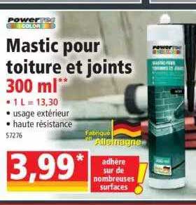 Mastic Pour Toiture Et Joints 300ml
