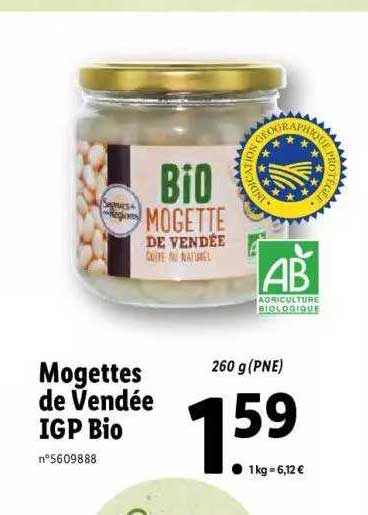 mogettes de vendée igp bio