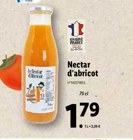 nectar d'abricot