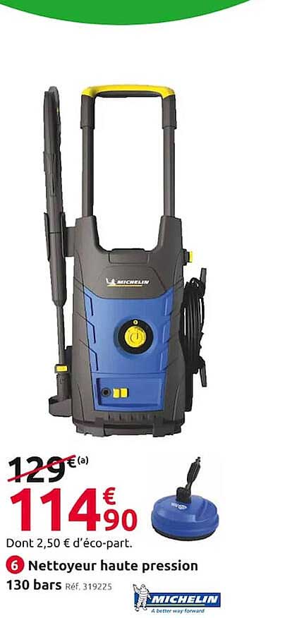 nettoyeur haute pression 130 bars michelin