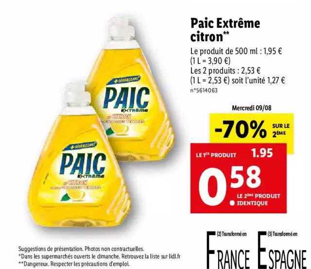 Paic Extrême Citron