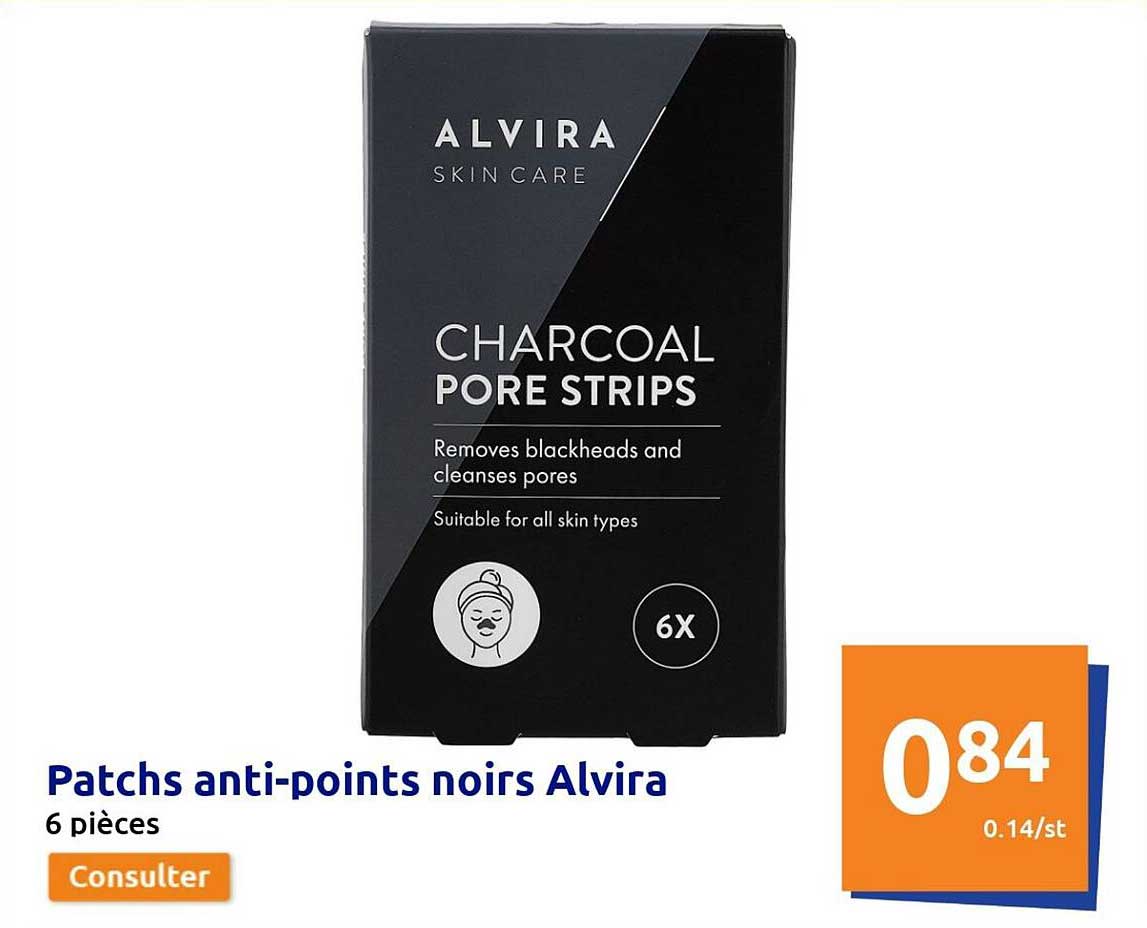 Patchs Anti-points Noirs Alvira 6 Pièces