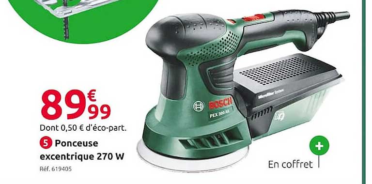 ponceuse excentrique 270W bosch