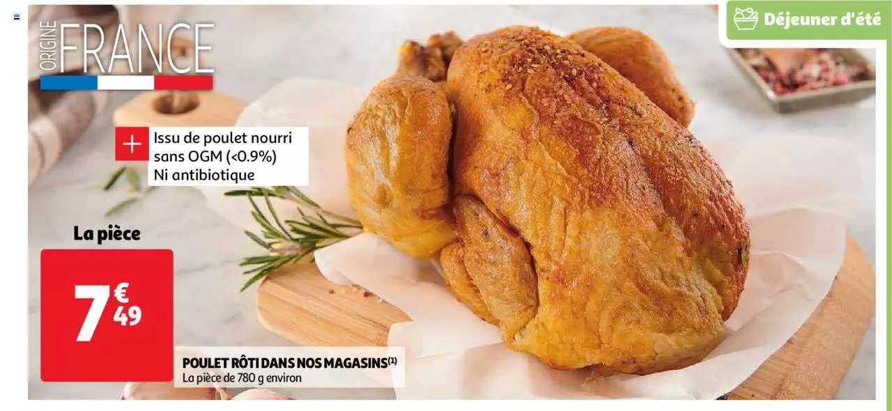 poulet rôti dans nos magasins