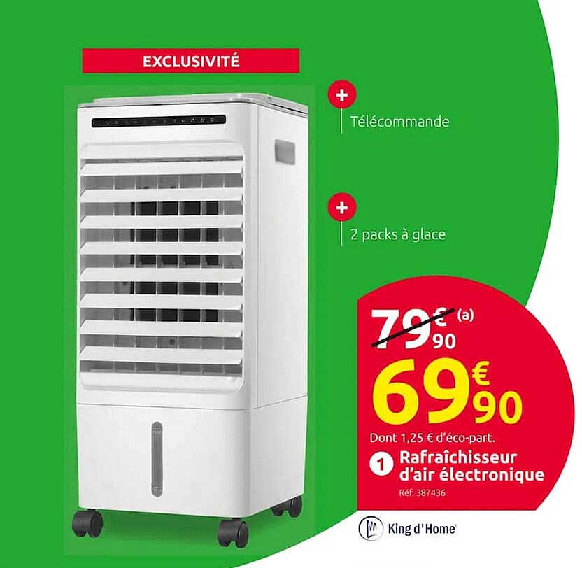 rafraîchisseur d'air électronique