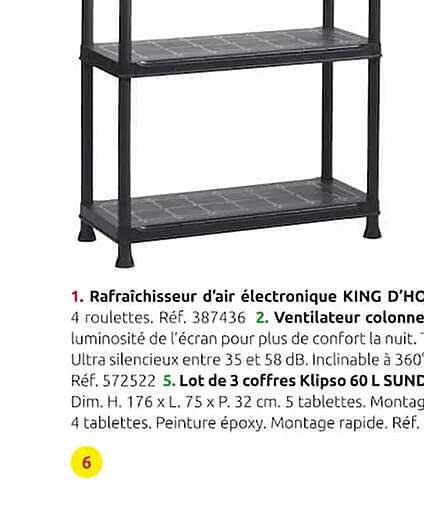 Rafraîchisseur D'aire électronique King D'hc, Ventilateur Colonne
