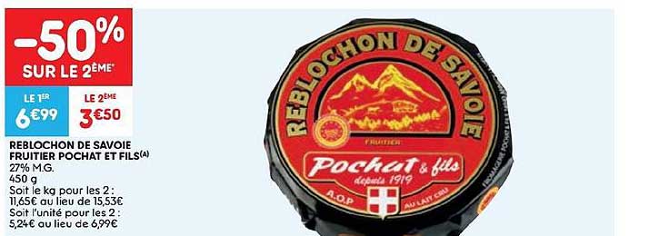 Reblochon De Savoie Frutier Pochat Et Fils