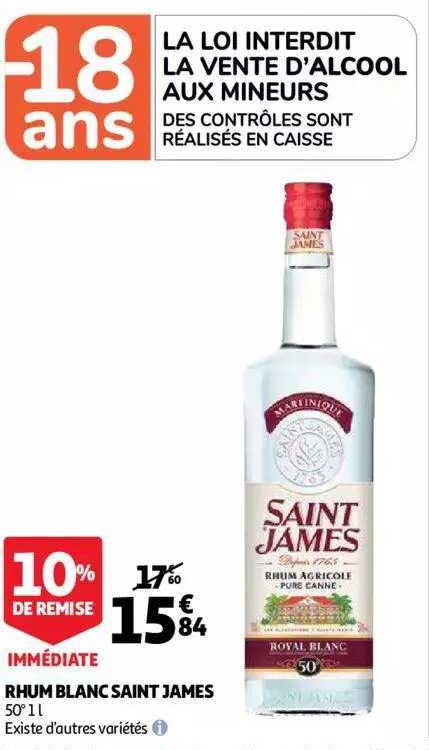 Rhum Blanc Saint James