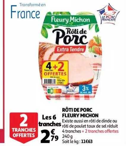 rôti de porc fleury michon