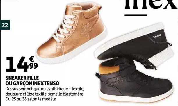 sneaker fille ou garçon inextenso